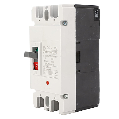 DC Circuit Breaker 2Pole 1000V 120A - MCCB Circuit Breaker for high current DC/solar application
