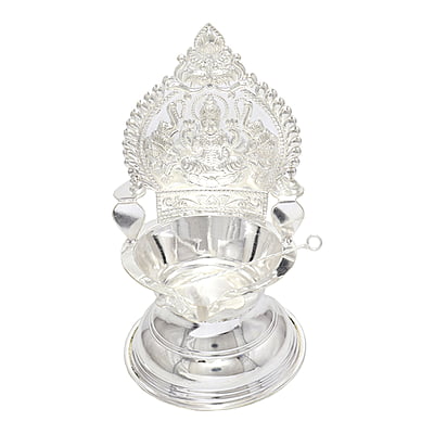 Silver Kamakshi Diya Villaku Silver Kamakshi Diya Villaku