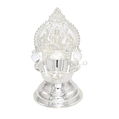 Silver Kamakshi Diya Villaku Silver Kamakshi Diya Villaku