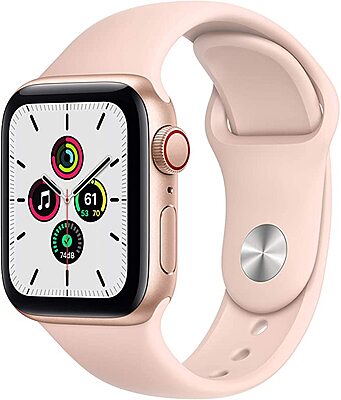 New Apple Watch SE (GPS, 40mm) - Gold Aluminum Case with Pink Sand Sport Band New Apple Watch SE (GPS, 40mm) - Gold Aluminum Case with Pink Sand Sport Band
