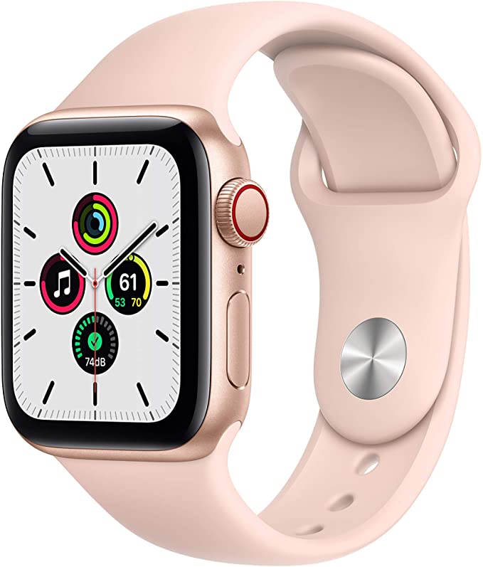New Apple Watch SE (GPS, 40mm) - Gold Aluminum Case with Pink Sand Sport Band New Apple Watch SE (GPS, 40mm) - Gold Aluminum Case with Pink Sand Sport Band