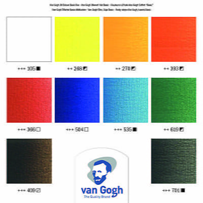 ROYAL TALENS VAN GOGH OIL COLOR WOODEN BOX, BASIC ROYAL TALENS VAN GOGH OIL COLOR WOODEN BOX, BASIC