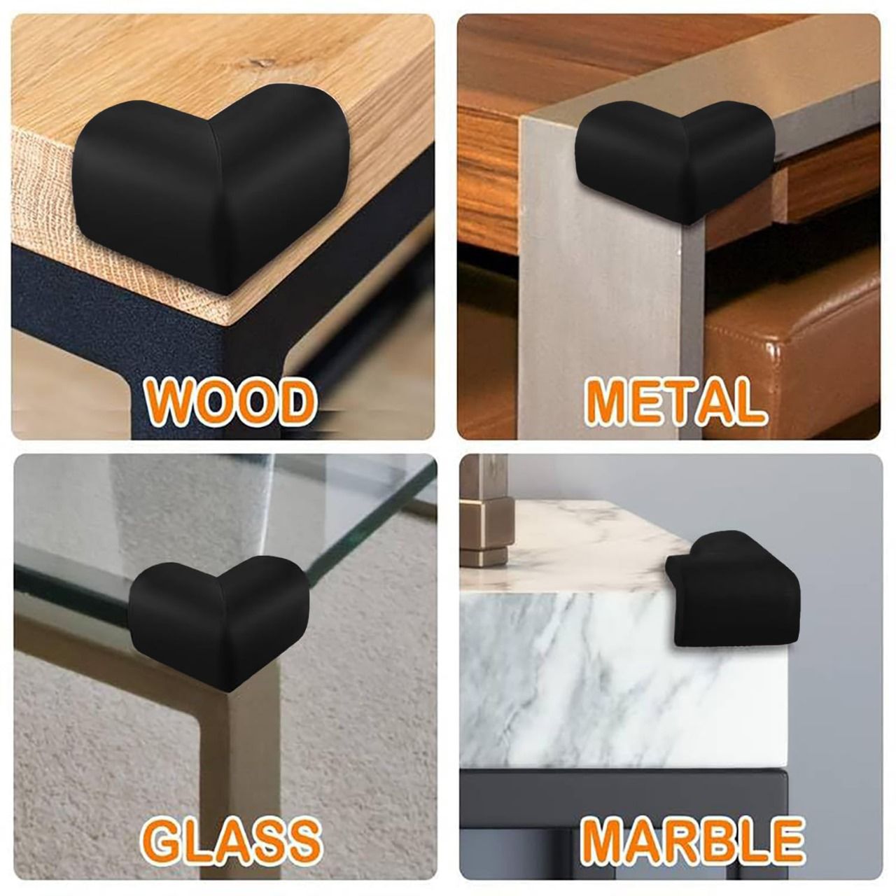 Baby Safety Corner Edge Guards – Cushions for Tables & Desks Baby Safety Corner Edge Guards – Cushions for Tables & Desks