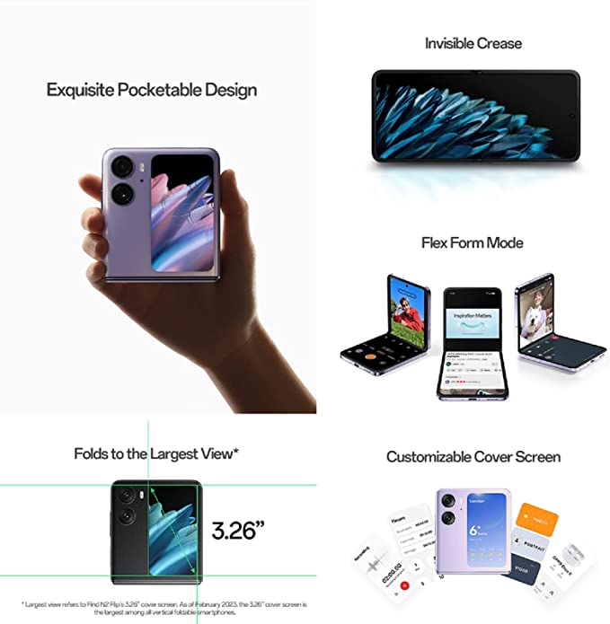 OPPO Find N2 Flip Dual-SIM 256GB ROM + 8GB RAM (GSM only | No CDMA) OPPO Find N2 Flip Dual-SIM 256GB ROM + 8GB RAM (GSM only | No CDMA)