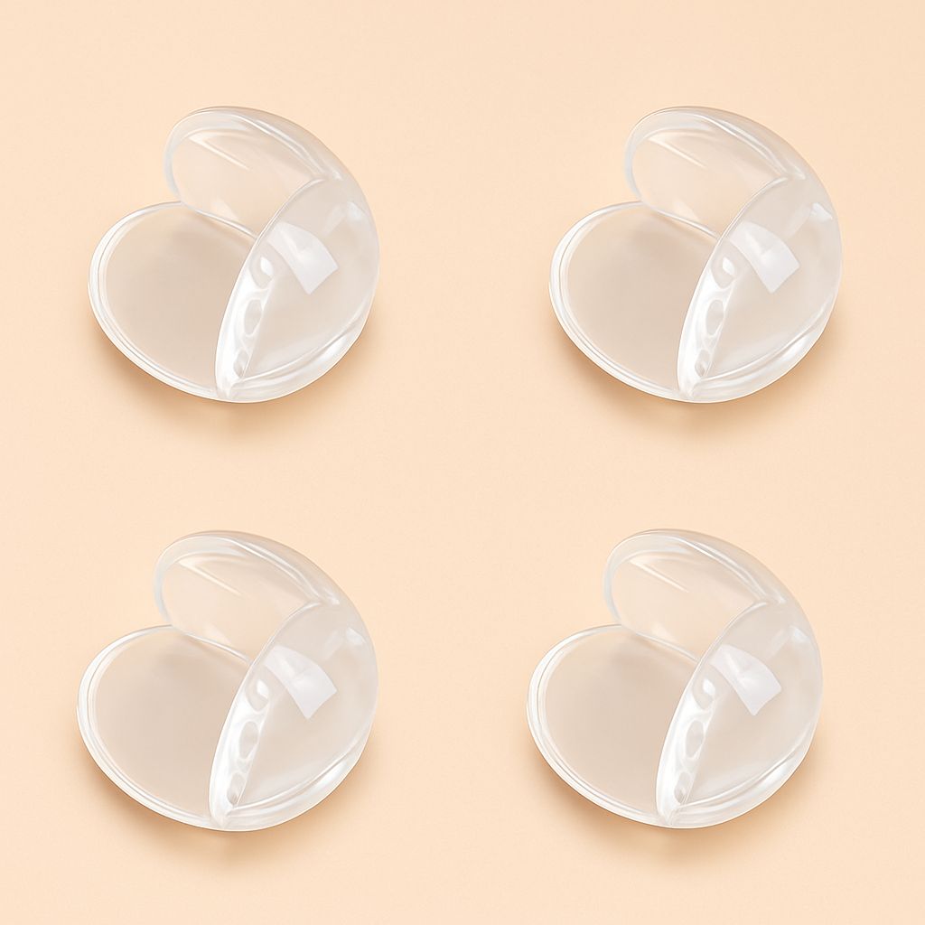 Baby Safety Corner Guards – Transparent Waterdrop Corner Protectors (Set of 4)