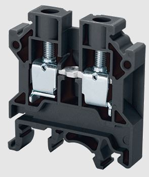 TERMINAL BLOCK POLYMIDE upto 25 sqmm  - FTS25P BLACK WITH END PLATE