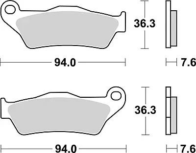 Brembo 07BB04SP Sintered Brake Pad