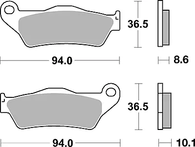 Brembo 07BB28SP Sintered Brake Pad