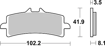 Brembo 07BB37SA Sintered Brake Pad