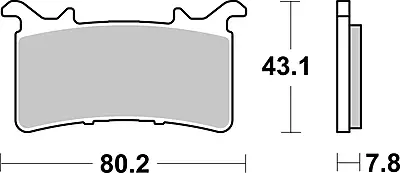 Brembo 07GR99SA Sintered Brake Pad
