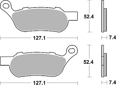 Brembo 07HD07SP Sintered Brake Pad