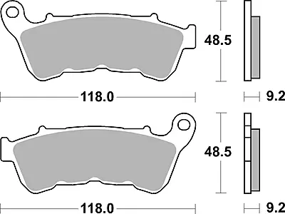 Brembo 07HD22SA Sintered Brake Pad