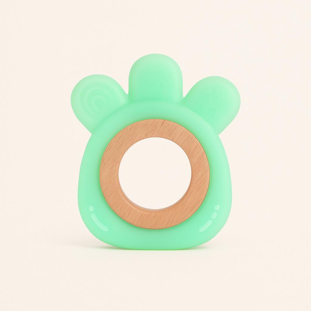 Bloomie Silicone & Wood Flower Teether