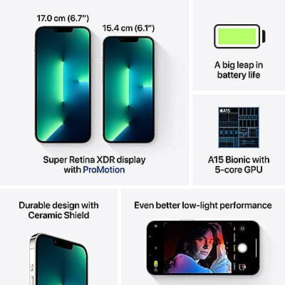 Apple iPhone 13 Pro Max (256GB) - Silver Apple iPhone 13 Pro Max (256GB) - Silver