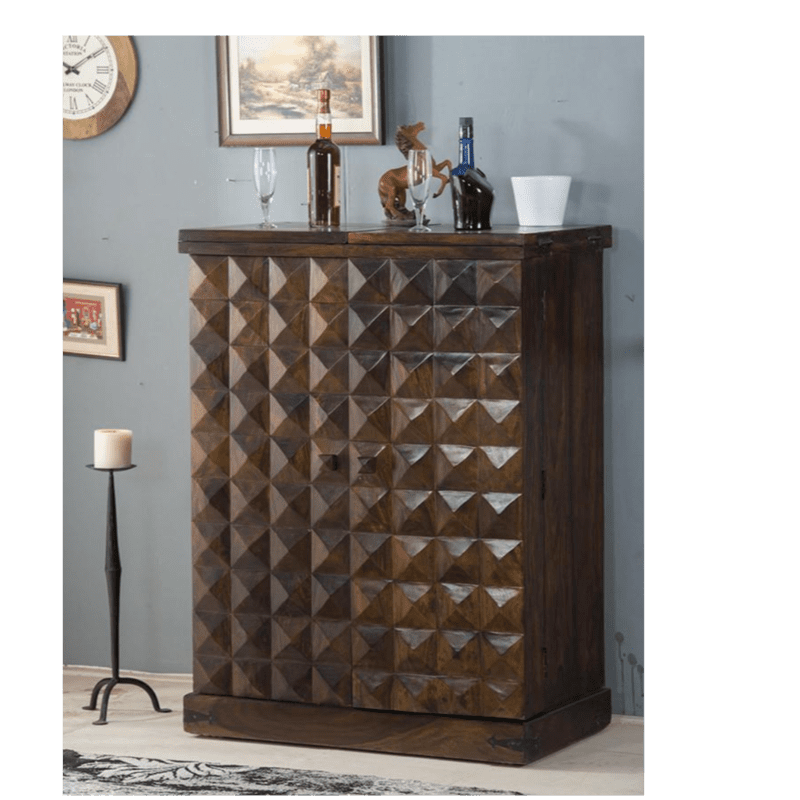 Sheesham Wood Bar Cabinet Rack Hard and Soft Drinks Storage Cabinets Sheesham Wood Furniture Wine Wisky Scotch All Type Drinks Bar Cabinet for Living Room (Natural Brown Finish) Sheesham Wood Bar Cabinet Rack Hard and Soft Drinks Storage Cabinets Sheesham Wood Furniture Wine Wisky Scotch All Type Drinks Bar Cabinet for Living Room (Natural Brown Finish)