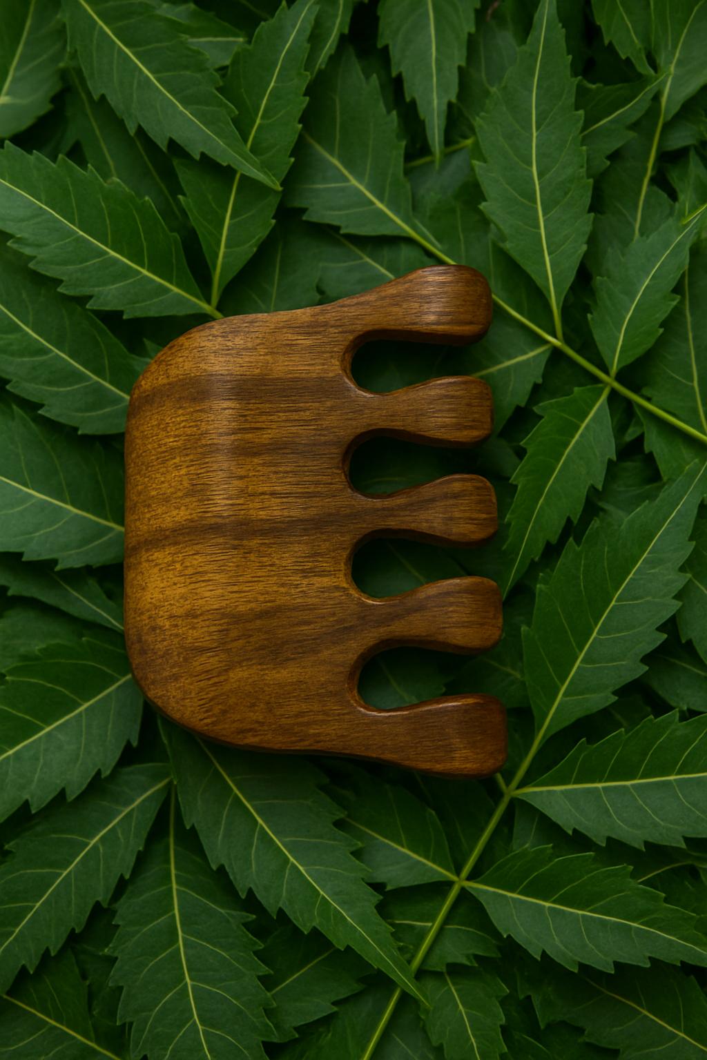 Neem Wooden Scalp Massager Neem Wooden Scalp Massager