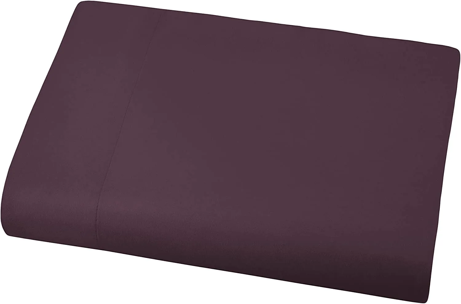 Sofrito Bedsheet Glace Cotton 300 TC - Plain - Wine