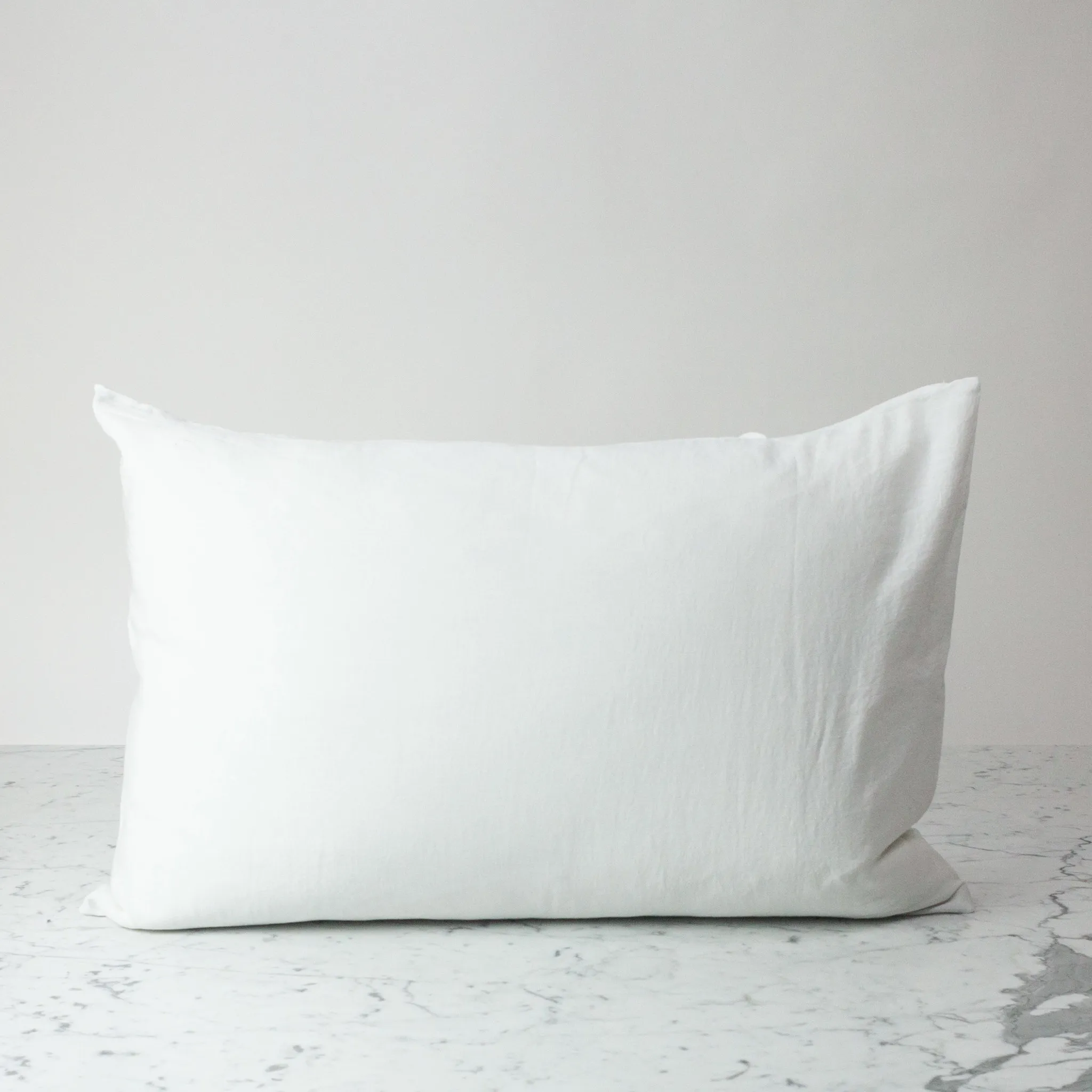 100% Cotton Pillow Cover (Non-Framed) - P20S - 120 TC - Plain - White