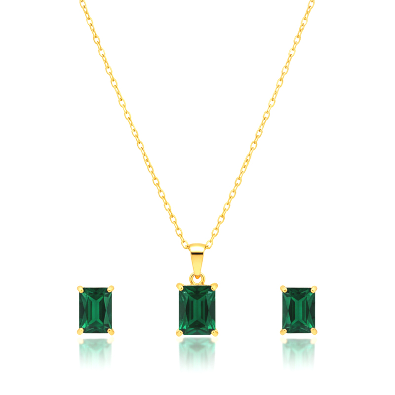 KAYYA21 Elegant Gold-Plated Jewelry Combo Set – Stainless Steel