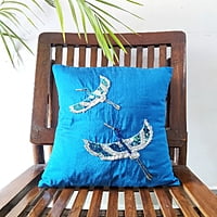 Zardozi Saras Pair Cushion Cover (Set of 2) Zardozi Saras Pair Cushion Cover (Set of 2)