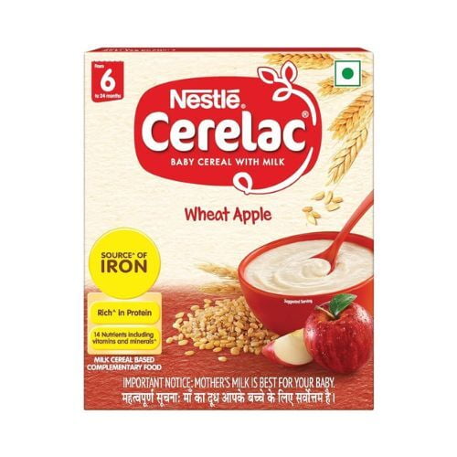 Nestle Cerelac Wheat Apple - Stage 6 Nestle Cerelac Wheat Apple - Stage 6