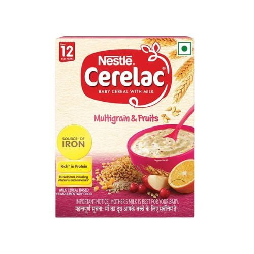 Nestle Cerelac Multigrain & Fruits - Stage 12 Nestle Cerelac Multigrain & Fruits - Stage 12