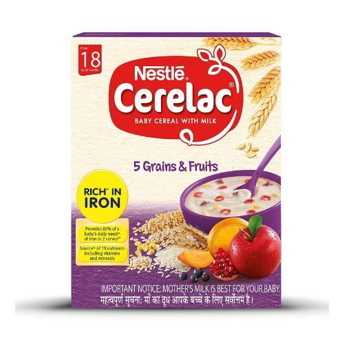 Nestle Cerelac  5 Grains & Fruits - Stage 18