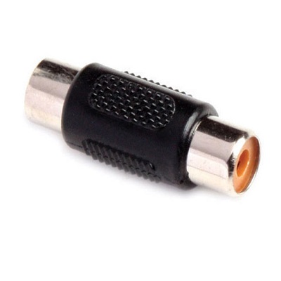 RCA Jointer Female Connector | Durable Plastic Build | Standard Plating & Current Rating