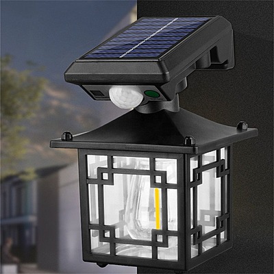 Monkey Square White Light + Tungsten Solar Sensor Light