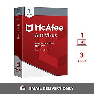 McAfee Antivirus For Window 1 User 3 Year (Email Delivery)
