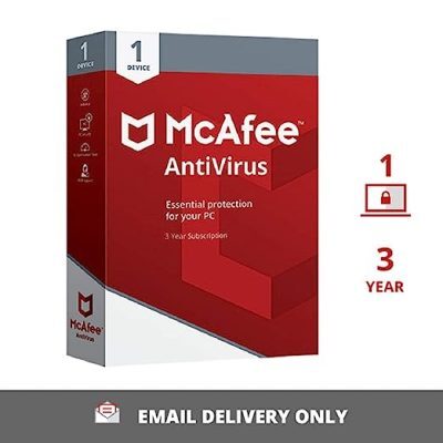McAfee Antivirus For Window 1 User 3 Year (Email Delivery) McAfee Antivirus For Window 1 User 3 Year (Email Delivery)