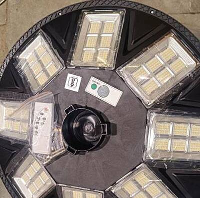 Apollo 8 Window Solar UFO Solar Hub Solar Light Set Apollo 8 Window Solar UFO Solar Hub Solar Light Set