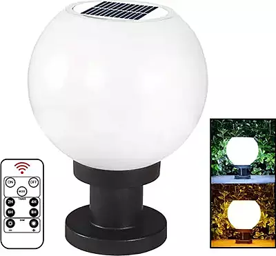 Globe bollard Solar Light