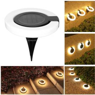 Popcorn 2 In 1 Model Solar Garden Light Waterproof Disc Lamp for Outdoor, Home,Garden