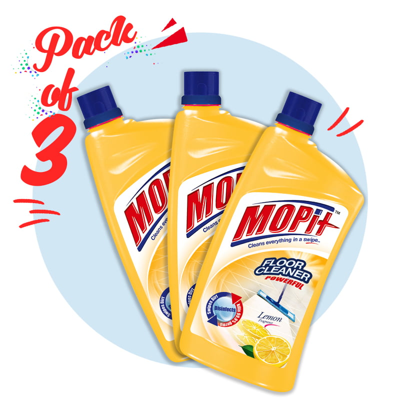 MOPIT | Lemon Floor Cleaner 1L (Pack of 3) MOPIT | Lemon Floor Cleaner 1L (Pack of 3)