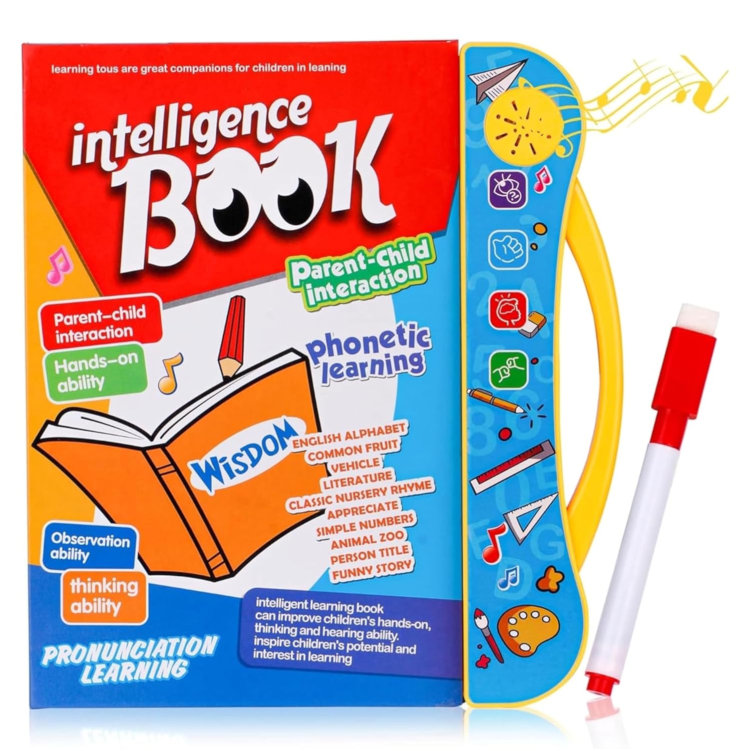 Interactive Intelligent Learning E-Book for Kids (Multicolor) Interactive Intelligent Learning E-Book for Kids (Multicolor)