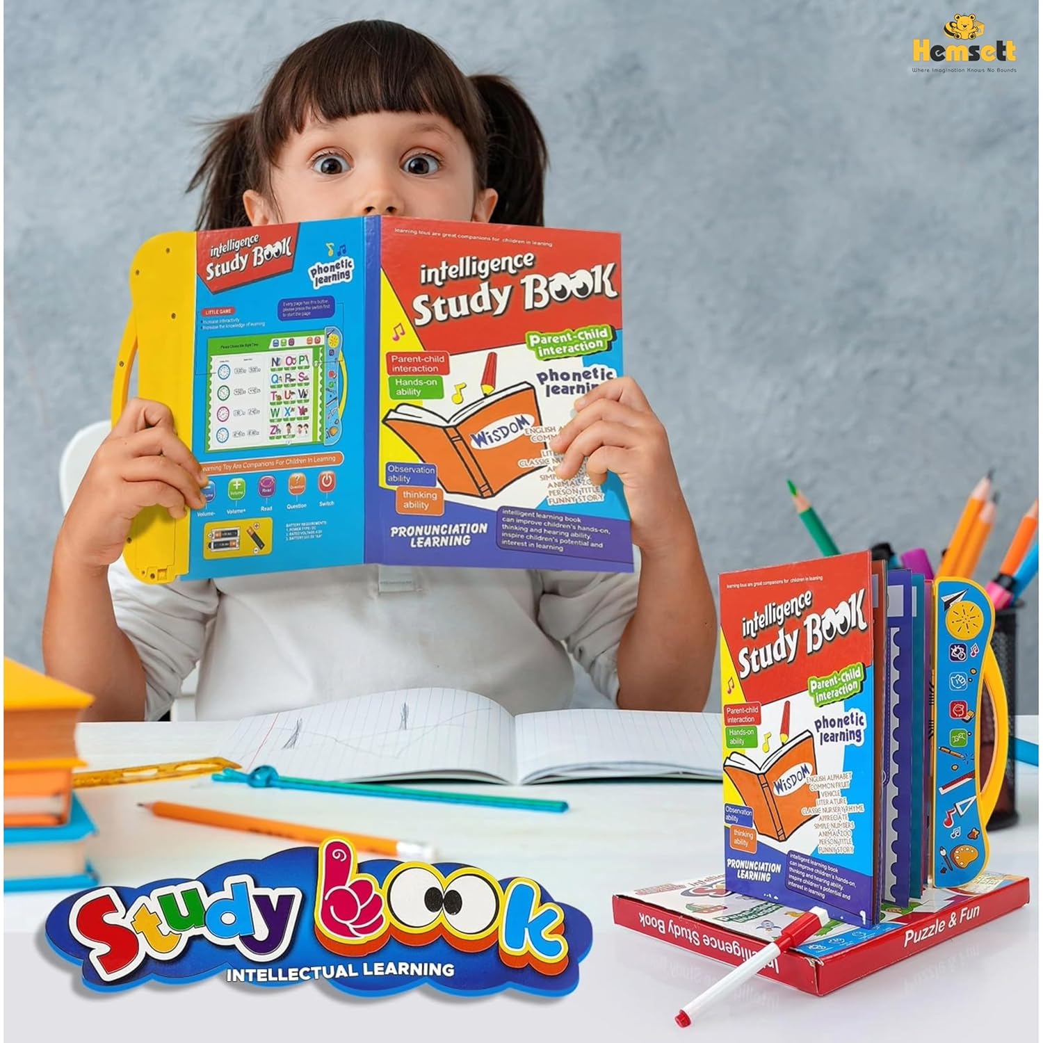 Interactive Intelligent Learning E-Book for Kids (Multicolor) Interactive Intelligent Learning E-Book for Kids (Multicolor)