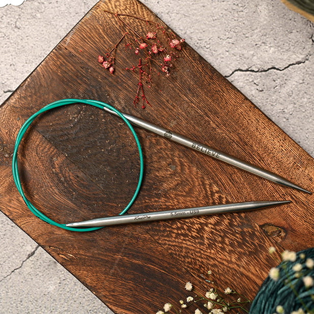 Fixed circular needle 25 cm/ 10 inches - The mindful collection Fixed circular needle 25 cm/ 10 inches - The mindful collection