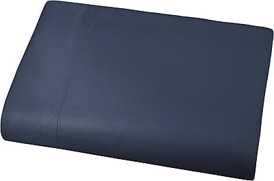 Pillow Cover Framed Glace Cotton 300 TC - Plain - Navy Blue