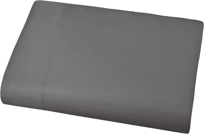 Pillow Cover Non-Framed Glace Cotton 300 TC - Plain - Steel Grey