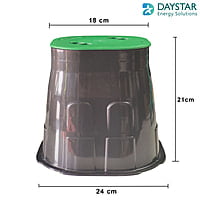Daystar Lightning Earth Inspection Pit Chamber UV Stable Polymer Material Square Type Daystar Lightning Earth Inspection Pit Chamber UV Stable Polymer Material Square Type