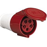 32A Industrial Straight Socket - 5 Pin