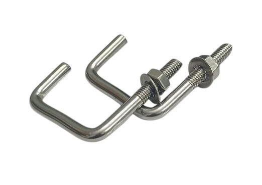 SS J Bolt – M6 x 40mm x 40mm, Fits 1.5" Tube (Pack Of 4)