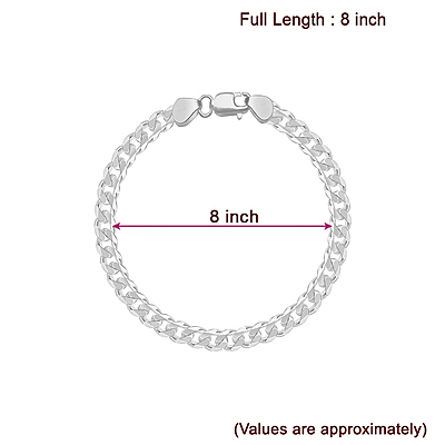 Silver Bracelet | 925 Sterling Silver Gift for Men Silver Bracelet | 925 Sterling Silver Gift for Men