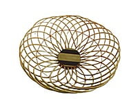 Handmade Round shaped Fruit basket made of bamboo || for home decor and keeping fruits