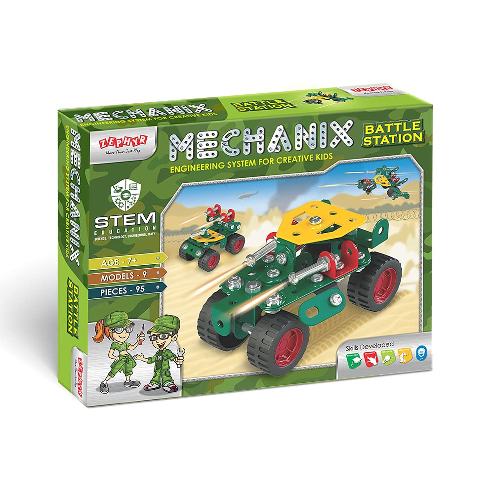 Mechanix Battle Station, STEM Toy, War-Themed Building Blocks Mechanix Battle Station, STEM Toy, War-Themed Building Blocks