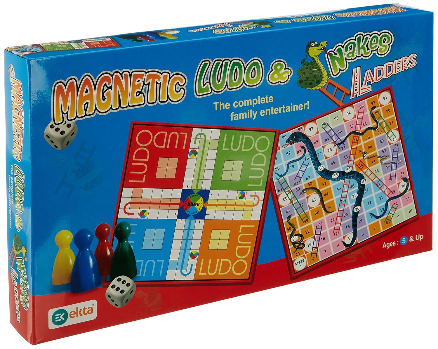 Magnetic Ludo & Snakes 'n' Ladders Magnetic Ludo & Snakes 'n' Ladders
