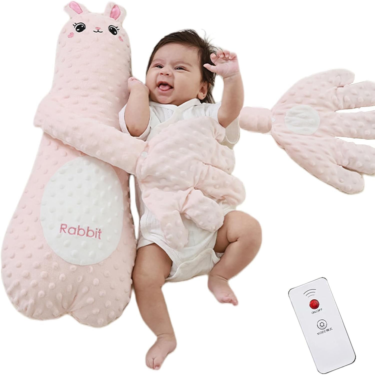 Baby Sleep Soother with Adjustable Patting, Newborn Comfort Pillow, Remote Control Baby Sleep Soother with Adjustable Patting, Newborn Comfort Pillow, Remote Control