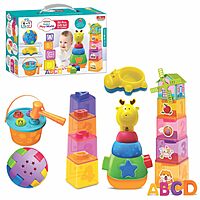 Toymate Kiddy's Play World, 6 in 1 Toddler's Activity Play Set