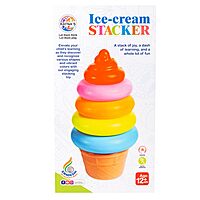 Ice-Cream Stacker, Colorful Stacking Rings